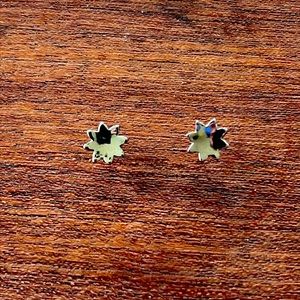 Sterling silver star earrings